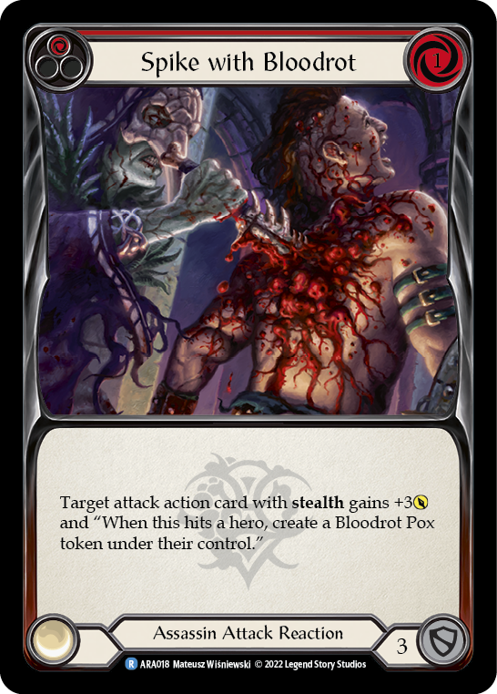 Spike with Bloodrot [ARA018] (Outsiders Arakni Blitz Deck)