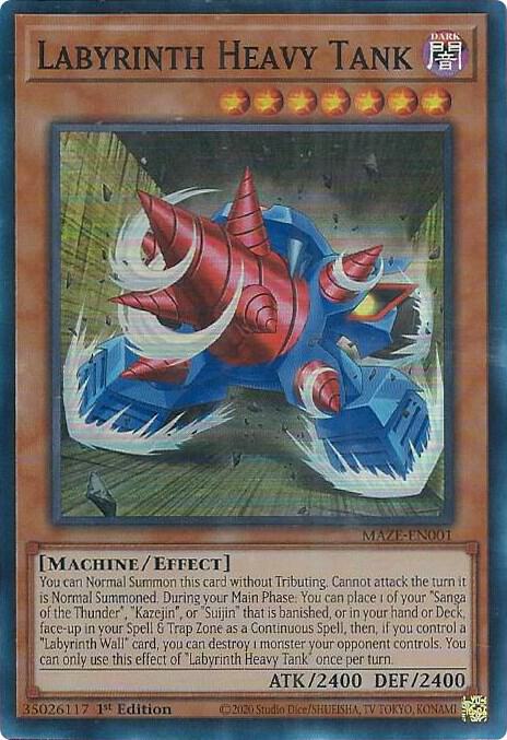 Labyrinth Heavy Tank (MAZE-EN001) [Super Rare] - Yu-Gi-Oh!