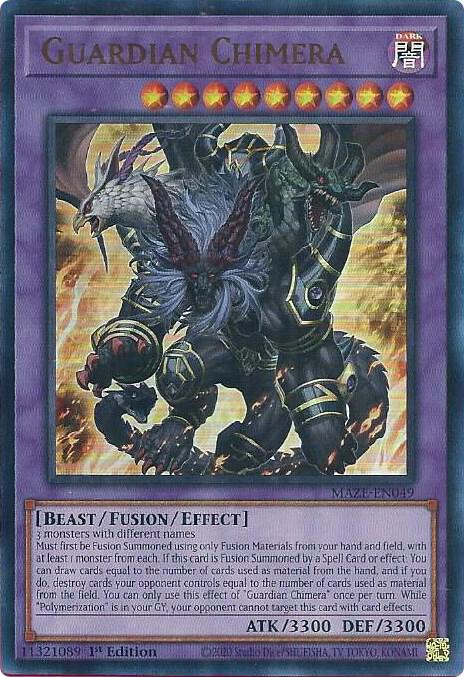 Guardian Chimera (MAZE-EN049) [Ultra Rare] - Yu-Gi-Oh!