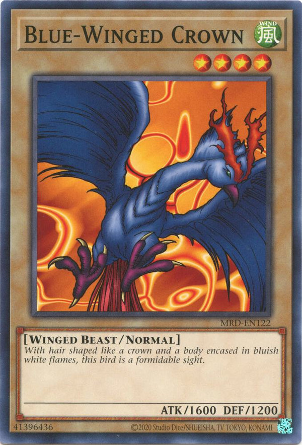 Blue-Winged Crown (MRD-EN122) [Common] - Yu-Gi-Oh!