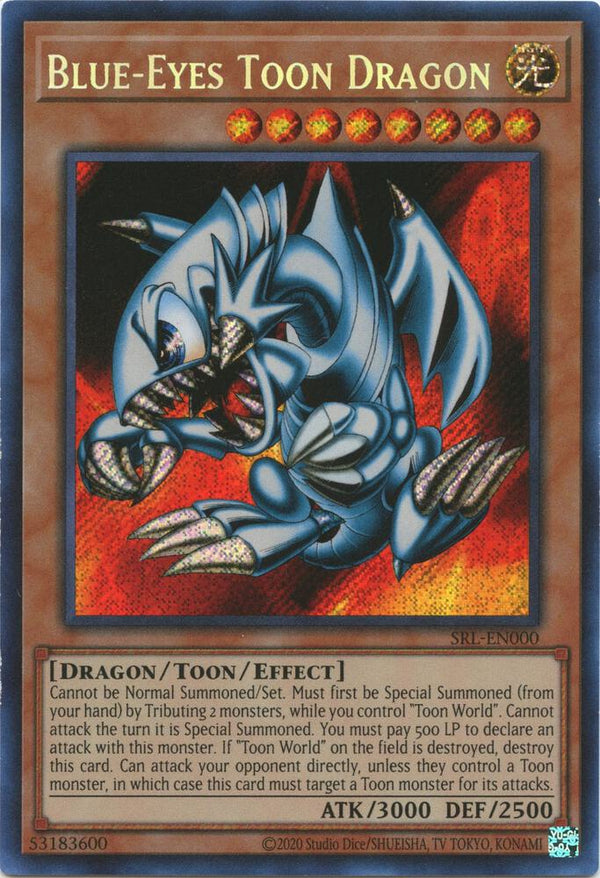 Blue-Eyes Toon Dragon (SRL-EN000) [Secret Rare] - Yu-Gi-Oh!