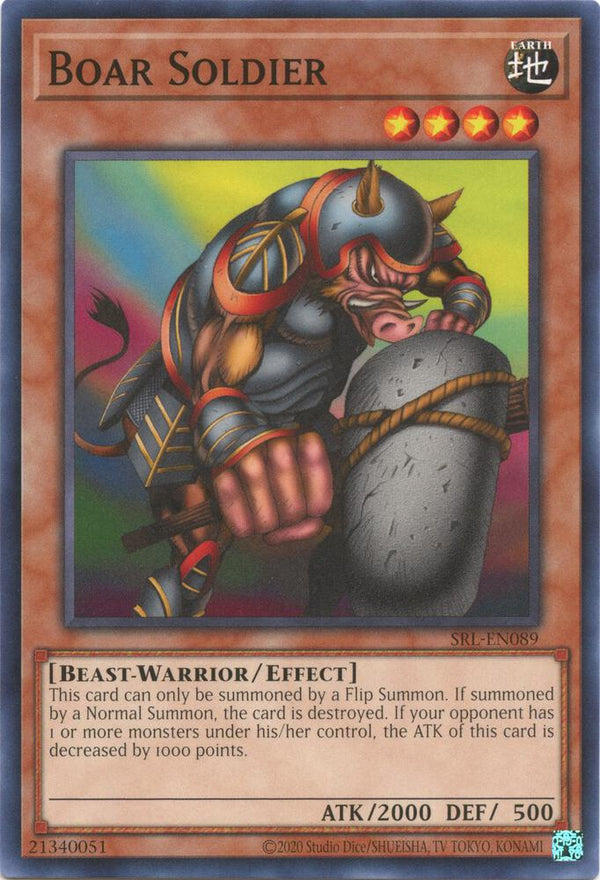 Boar Soldier (SRL-EN089) [Common] - Yu-Gi-Oh!