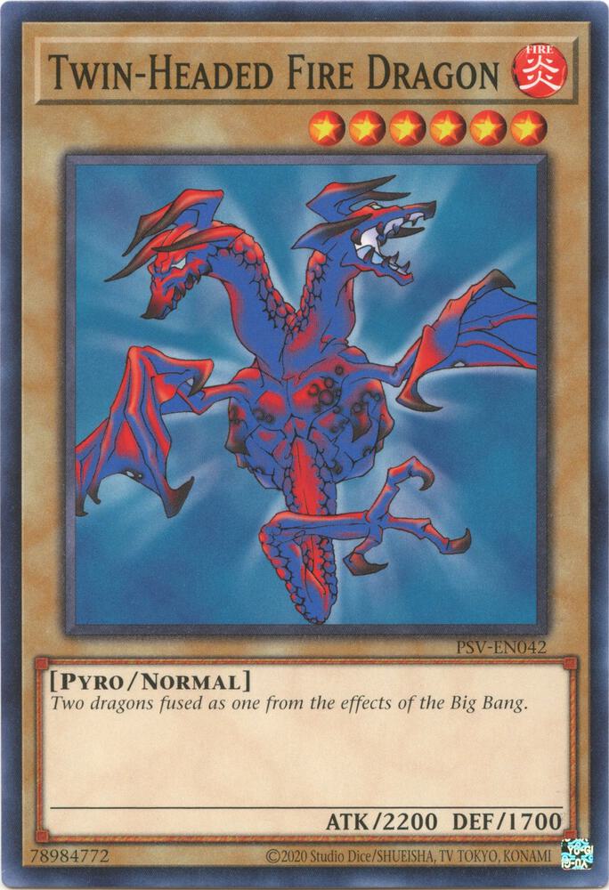 Twin-Headed Fire Dragon