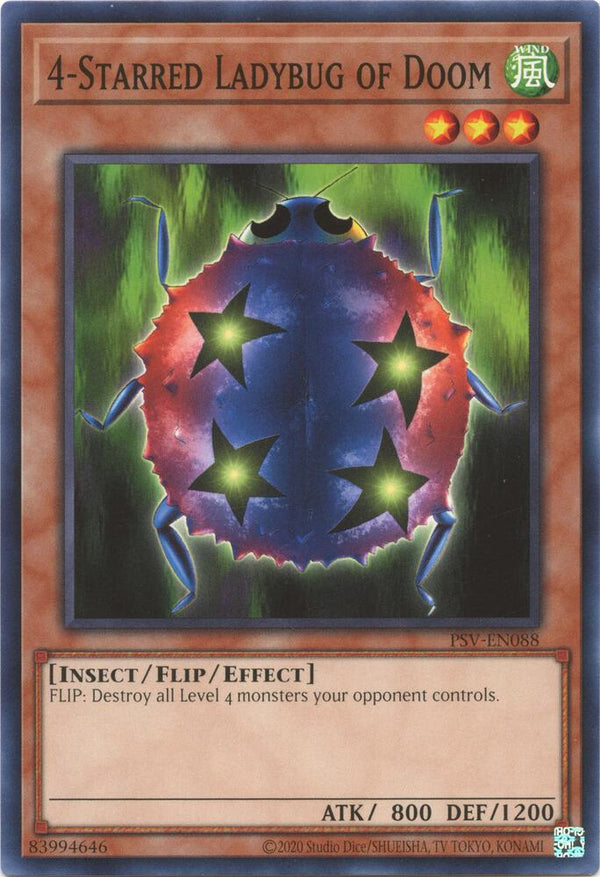4-Starred Ladybug of Doom (PSV-EN088) [Common] - Yu-Gi-Oh!