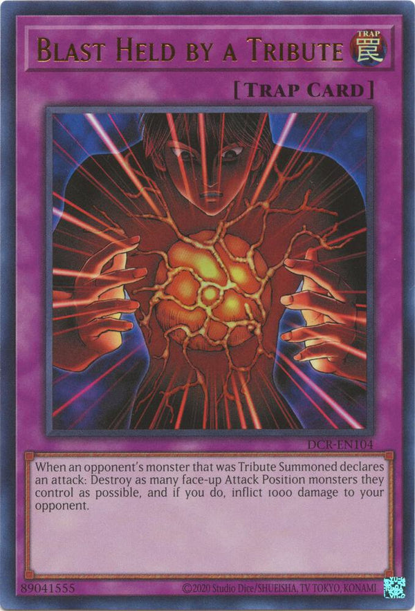 Blast Held by a Tribute (DCR-EN104) [Ultra Rare] - Yu-Gi-Oh!