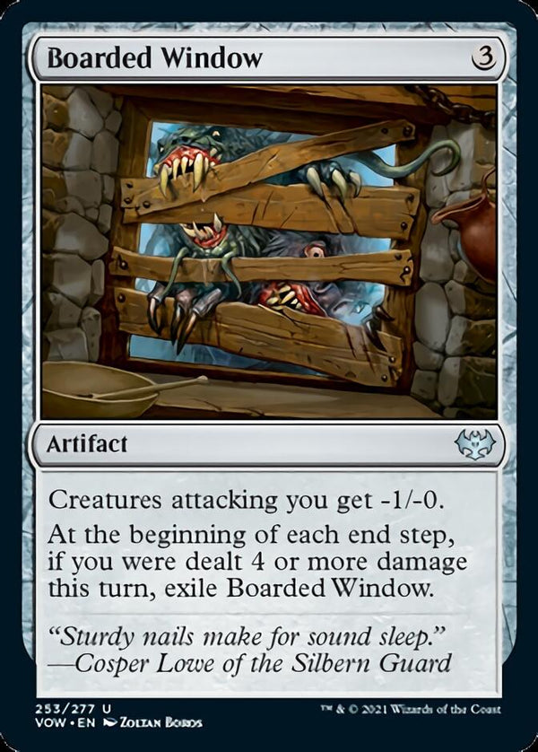 Boarded Window [Innistrad: Crimson Vow] - Magic: The Gathering
