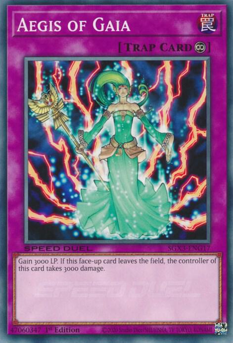 Aegis of Gaia (SGX3-ENG17) [Common] - Yu-Gi-Oh!