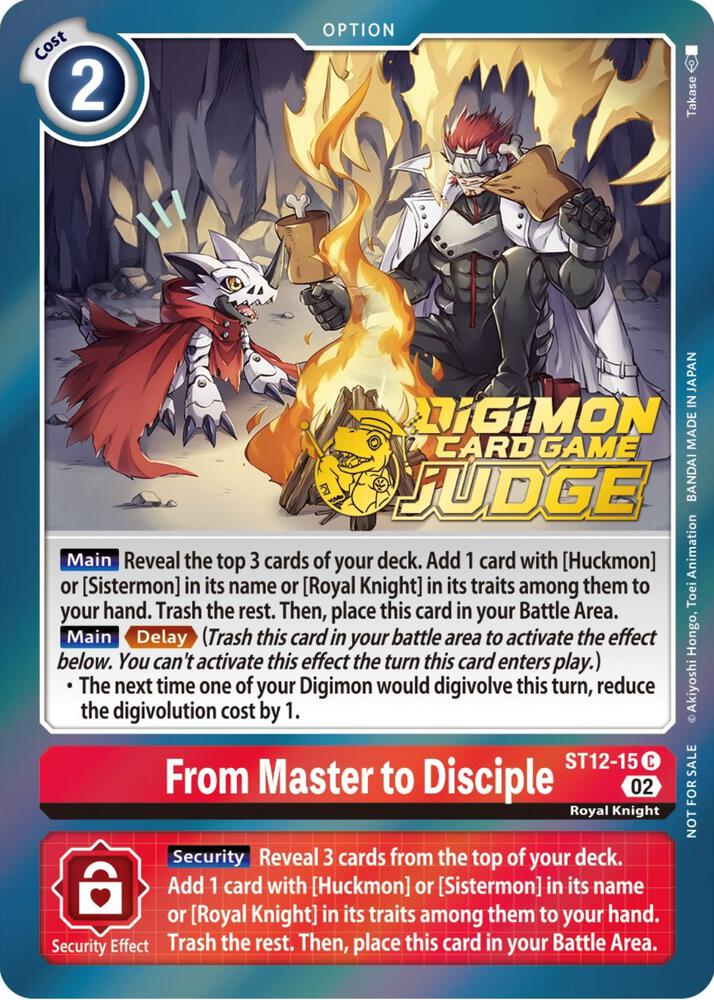 From Master to Disciple (Judge Pack 3)