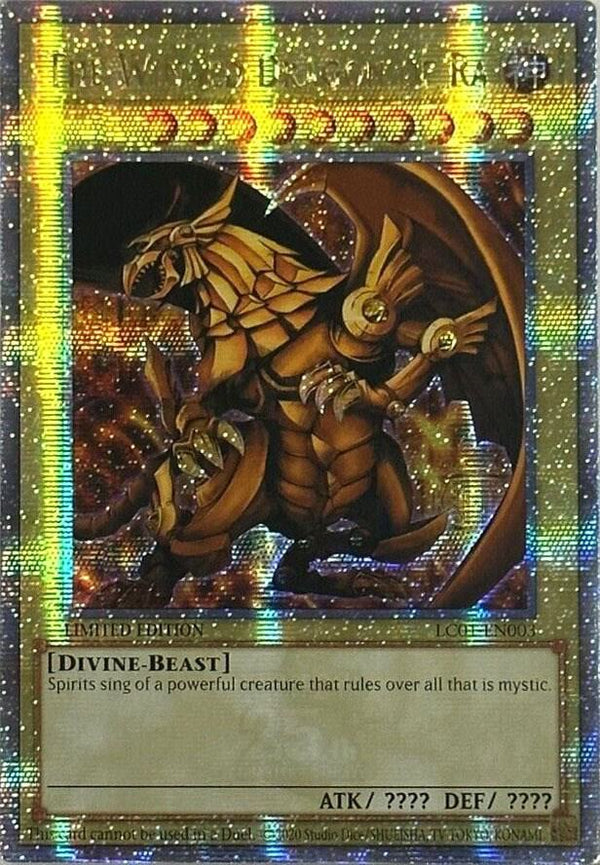 The Winged Dragon of Ra (Quarter Century Secret Rare) (LC01-EN003) - Yu-Gi-Oh!