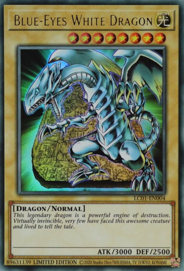 Blue-Eyes White Dragon (25th Anniversary Edition) (LC01-EN004) [Ultra Rare] - Yu-Gi-Oh!