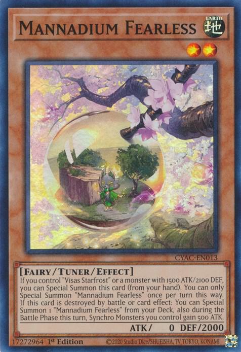 Mannadium Fearless (CYAC-EN013) [Super Rare] - Yu-Gi-Oh!