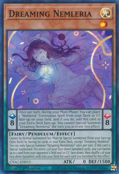Dreaming Nemleria (CYAC-EN015) [Super Rare] - Yu-Gi-Oh!