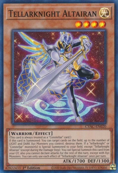 Tellarknight Altairan (CYAC-EN020) [Super Rare] - Yu-Gi-Oh!