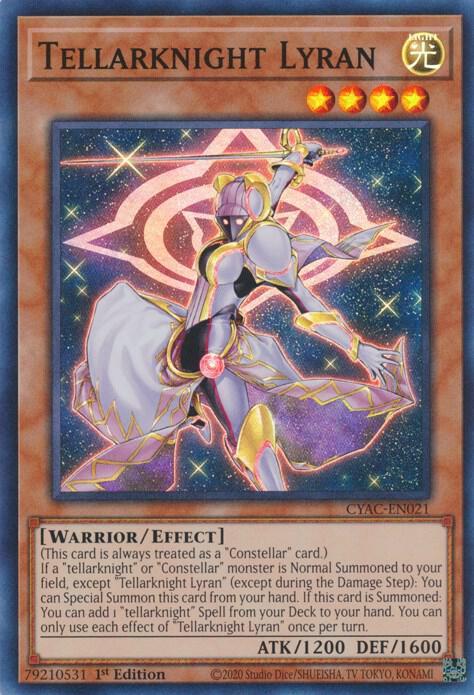 Tellarknight Lyran (CYAC-EN021) [Super Rare] - Yu-Gi-Oh!