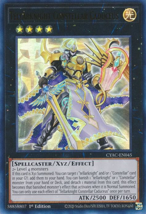 Tellarknight Constellar Caduceus (CYAC-EN045) [Ultra Rare] - Yu-Gi-Oh!