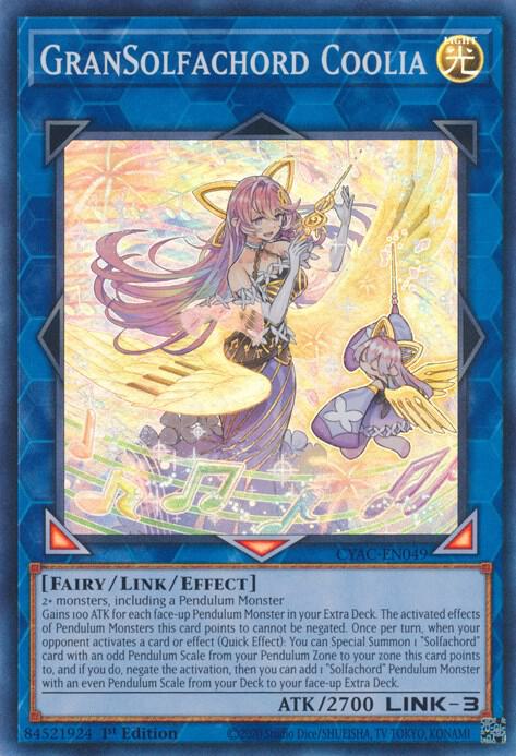 GranSolfachord Coolia (CYAC-EN049) [Super Rare] - Yu-Gi-Oh!
