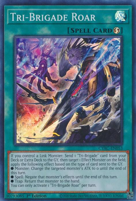 Tri-Brigade Roar (CYAC-EN053) [Super Rare] - Yu-Gi-Oh!