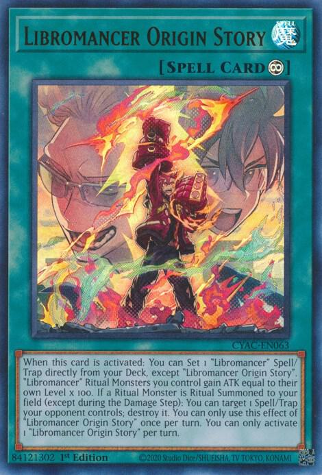 Libromancer Origin Story (CYAC-EN063) [Ultra Rare] - Yu-Gi-Oh!