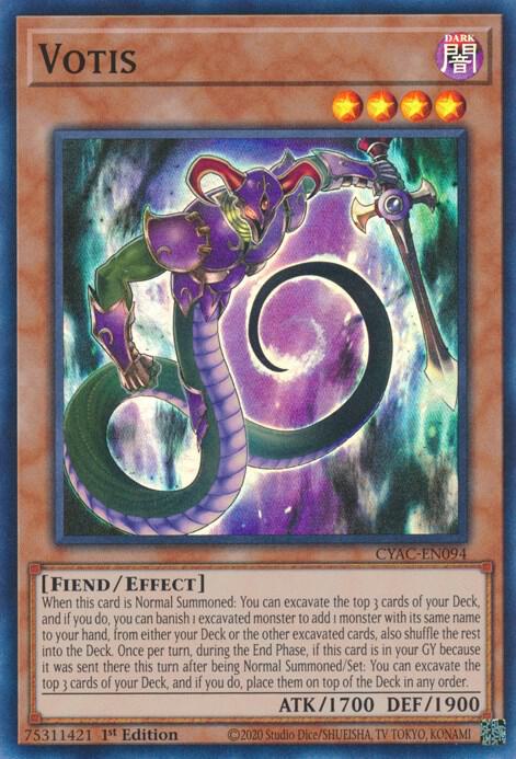 Votis (CYAC-EN094) [Super Rare] - Yu-Gi-Oh!