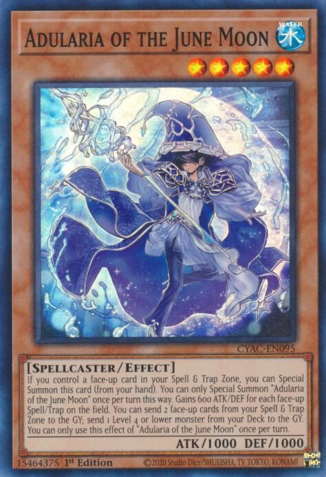 Adularia of the June Moon (CYAC-EN095) [Super Rare] - Yu-Gi-Oh!