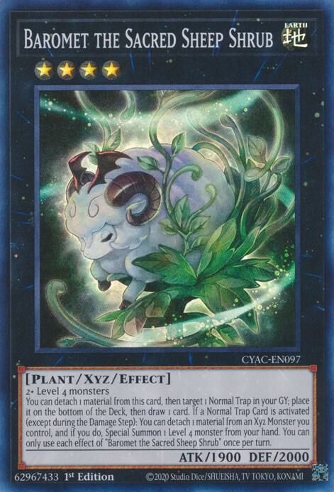 Baromet the Sacred Sheep Shrub (CYAC-EN097) [Super Rare] - Yu-Gi-Oh!