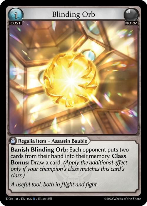 Blinding Orb - Grand Archive TCG