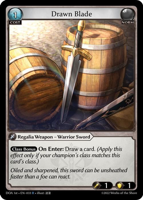 Drawn Blade