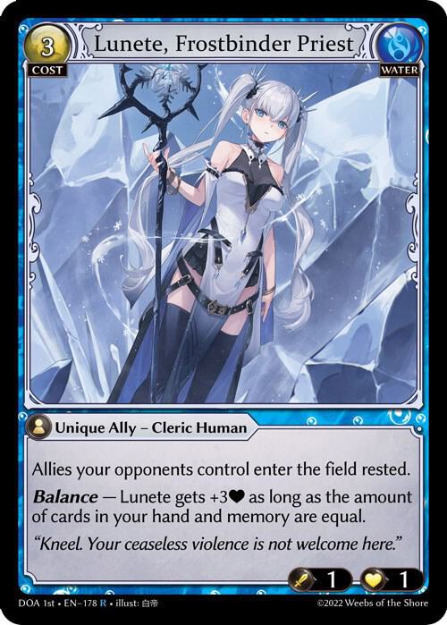 Lunete, Frostbinder Priest