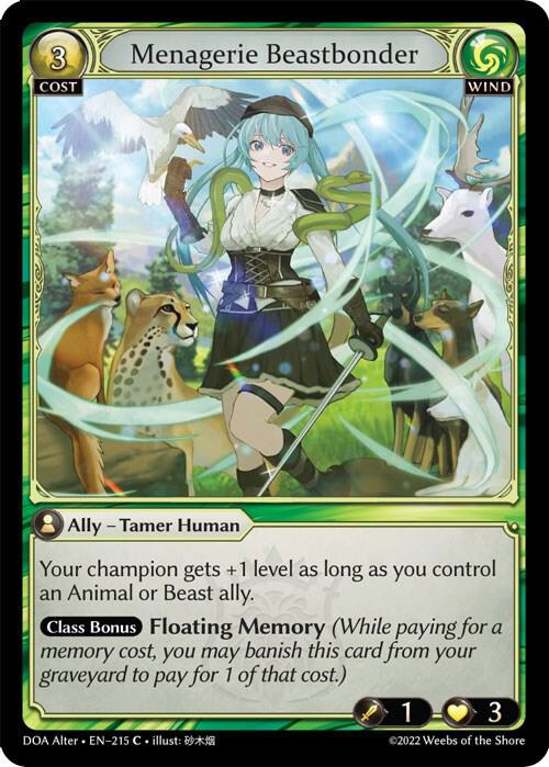 Menagerie Beastbonder