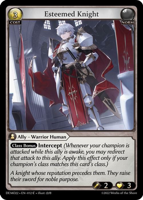 Esteemed Knight