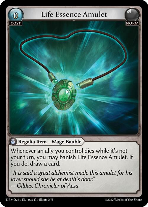 Life Essence Amulet