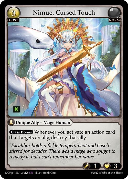 Nimue, Cursed Touch