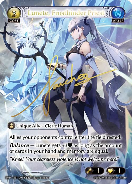Lunete, Frostbinder Priest