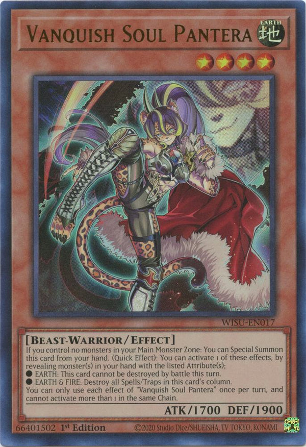 Vanquish Soul Pantera (WISU-EN017) [Ultra Rare] - Yu-Gi-Oh!