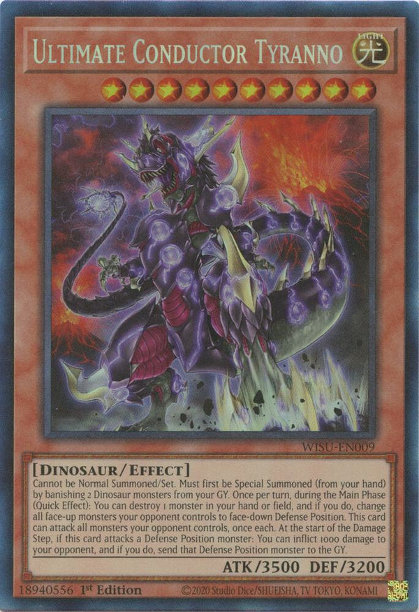 Ultimate Conductor Tyranno (CR) (WISU-EN009) [Collector's Rare] - Yu-Gi-Oh!