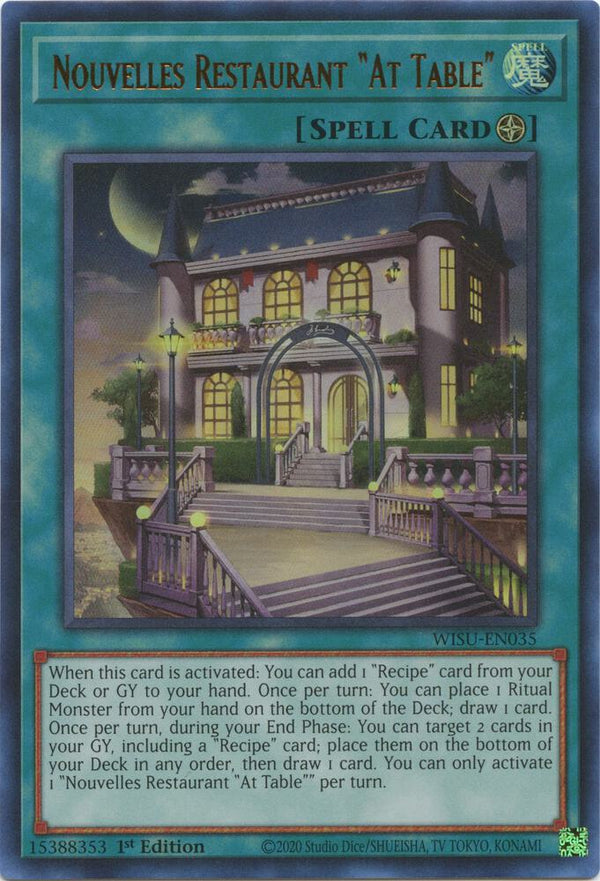 Nouvelles Restaurant "At Table" (WISU-EN035) [Ultra Rare] - Yu-Gi-Oh!