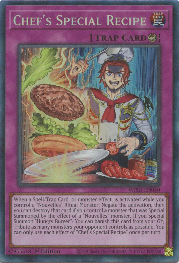 Chef's Special Recipe (CR) (WISU-EN040) [Collector's Rare] - Yu-Gi-Oh!