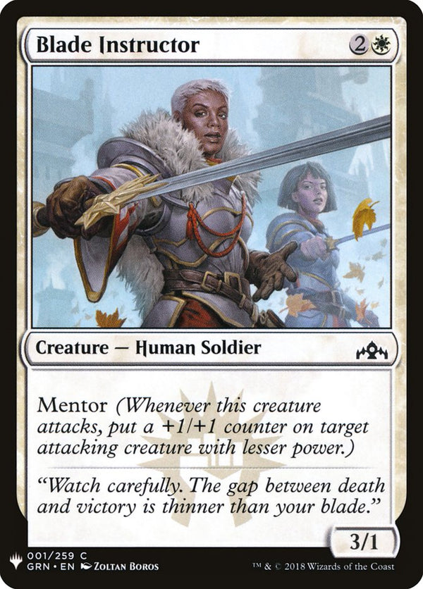 Blade Instructor [Mystery Booster] - Magic: The Gathering