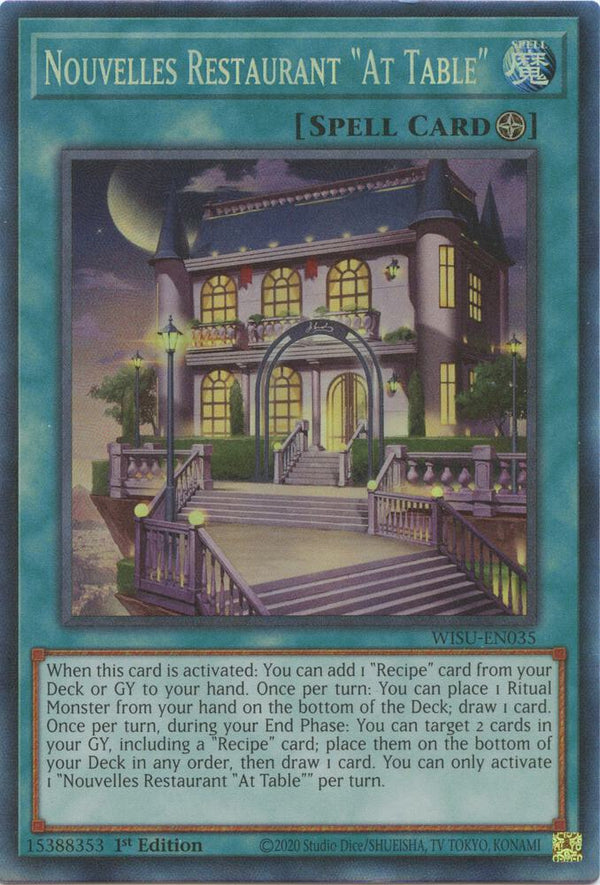 Nouvelles Restaurant "At Table" (CR) (WISU-EN035) [Collector's Rare] - Yu-Gi-Oh!