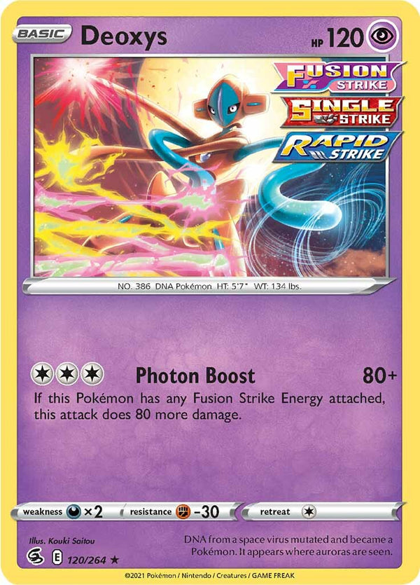 Deoxys (120/264) [Sword & Shield: Fusion Strike] - Pokémon