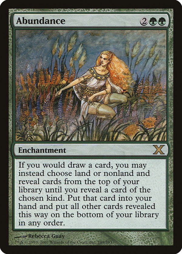 Abundance [Tenth Edition] - Magic: The Gathering