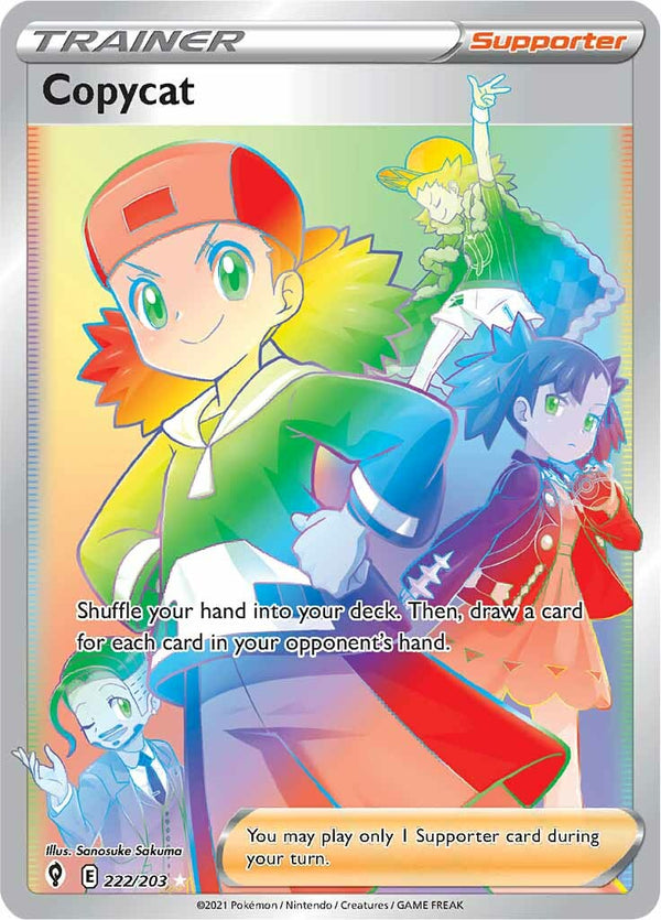 Copycat (222/203) [Sword & Shield: Evolving Skies] - Pokémon