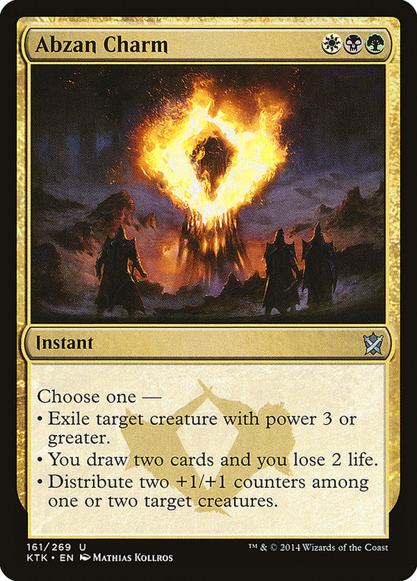 Abzan Charm [Khans of Tarkir] - Magic: The Gathering