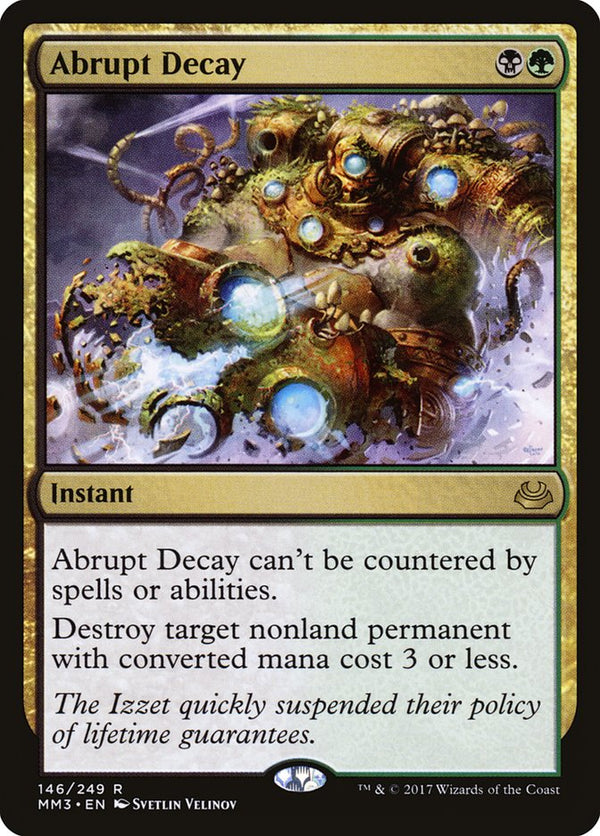 Abrupt Decay [Modern Masters 2017] - Magic: The Gathering