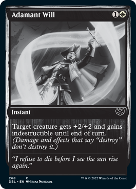 Adamant Will [Innistrad: Double Feature] - Magic: The Gathering