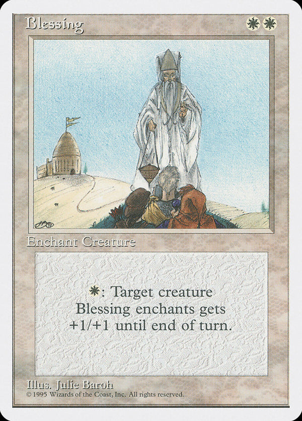 Blessing [Fourth Edition] - Magic: The Gathering