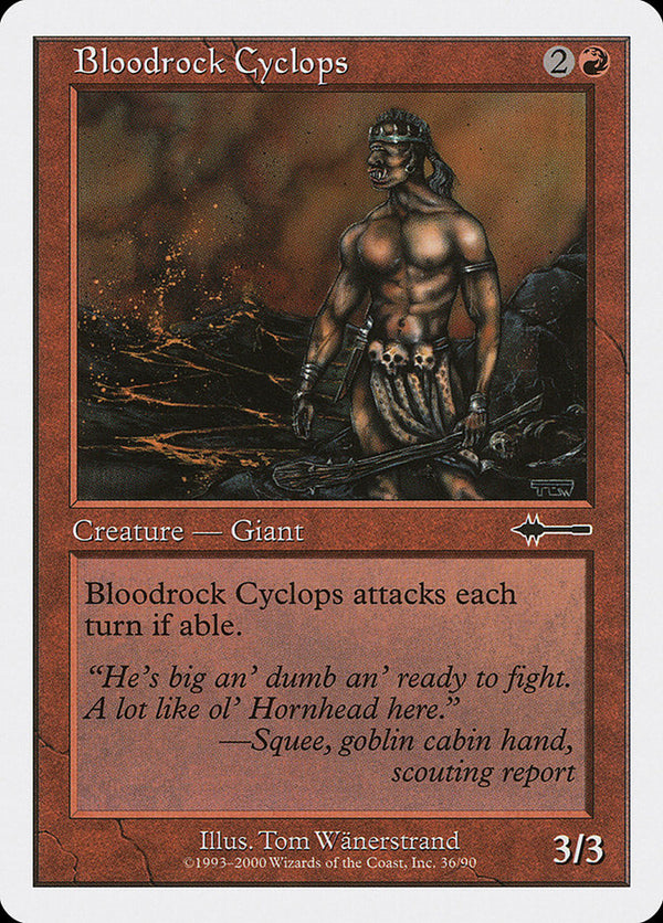 Bloodrock Cyclops [Beatdown] - Magic: The Gathering