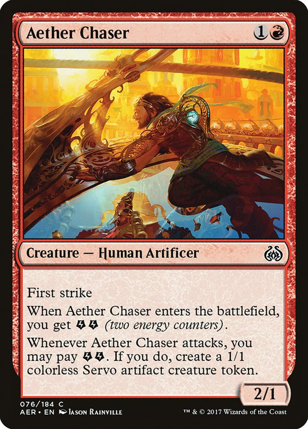 Aether Chaser [Aether Revolt] - Magic: The Gathering