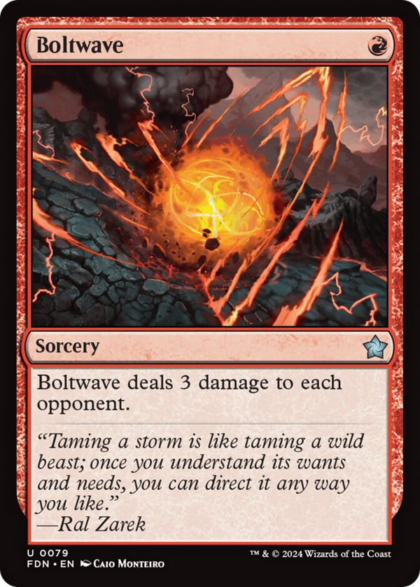 Boltwave [Foundations] - Magic: The Gathering