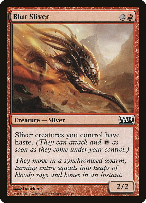 Blur Sliver [Magic 2014] - Magic: The Gathering